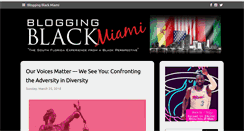 Desktop Screenshot of bloggingblackmiami.com